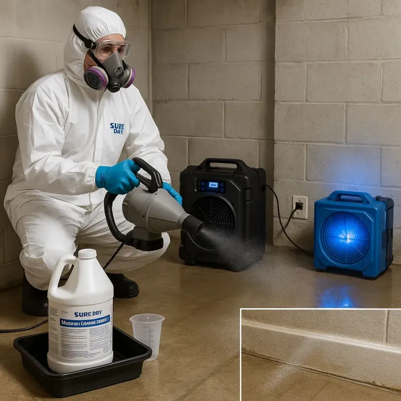 Sanitization and Odor Removal process in Glasgow, VA